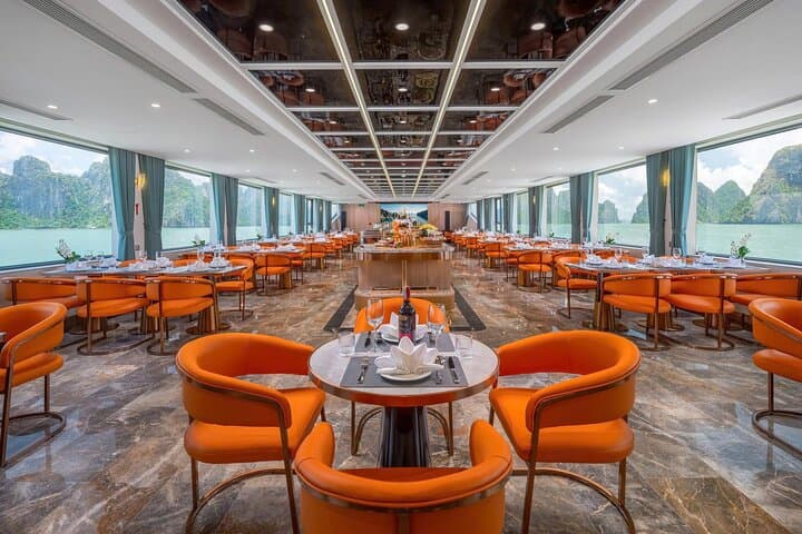 Leona 5-Star Luxury Day Cruise in Halong Bay — Sundeck Lunch, Caves & Titov Island photo 2