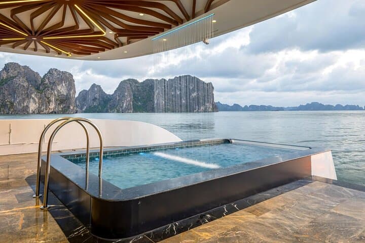Leona 5-Star Luxury Day Cruise in Halong Bay — Sundeck Lunch, Caves & Titov Island photo 6