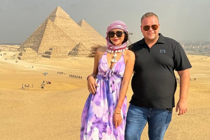 VIP Private Tour of the Giza Pyramids & Sphinx — Inside Pyramid Access and Camel Ride photo 3