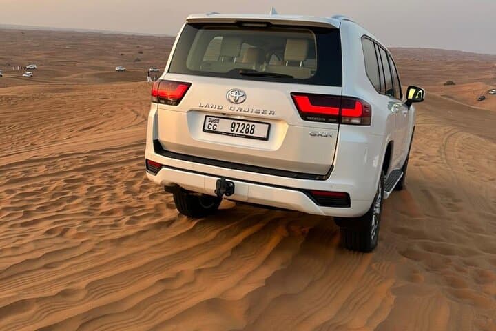 Morning Desert Safari in Lahbab: Dune Bashing, Camel Rides & Sandboarding photo 2