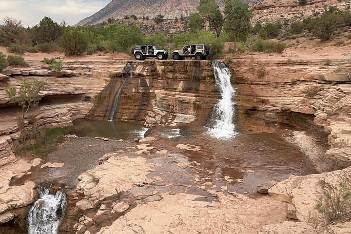 Toquerville Falls 4x4 Jeep Tour — Swim the Upper Falls & Off-Road the Red Desert photo 1