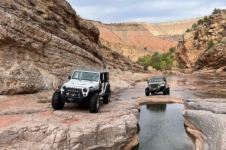 Toquerville Falls 4x4 Jeep Tour — Swim the Upper Falls & Off-Road the Red Desert photo 2