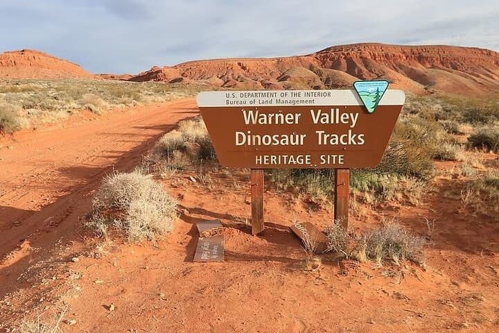 Warner Valley Dinosaur Track 4x4 Jeep Tour from St. George