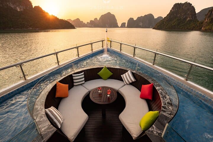 Jade Sails Luxury Day Cruise in Lan Ha Bay from Hanoi — Buffet, Kayak & Jacuzzi photo 4