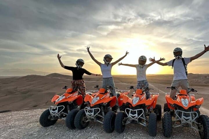 Agafay Desert Quad Biking & Camel Ride with Berber Dinner — Marrakech Day Trip