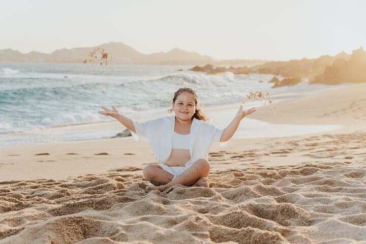 Family Beach Photo Shoot at Sunset Monalisa — Cabo San Lucas Portrait Session photo 6