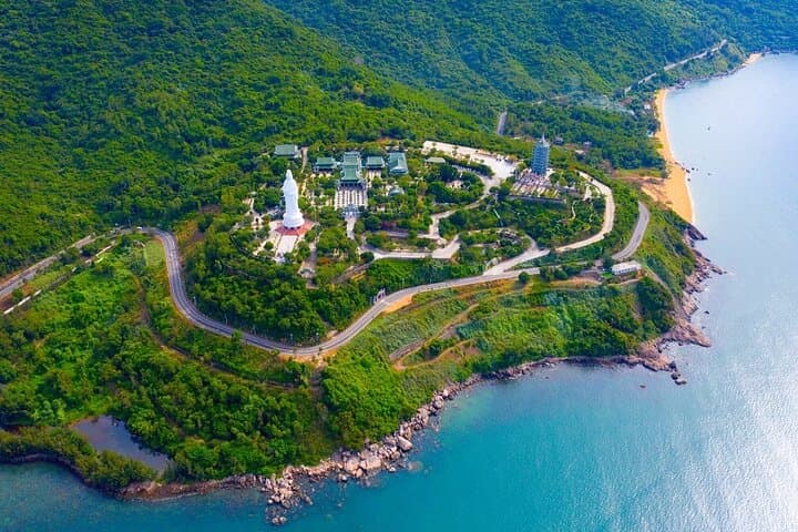 Sunset Views from Monkey Mountain to Hoi An: Marble Mountains Night Tour from Da Nang photo 2