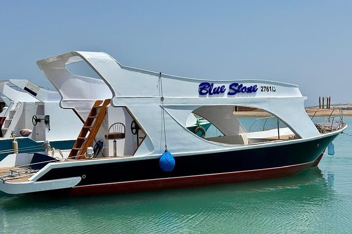 Private Glass-Bottom Boat & Snorkel Trip to Magawish Island, Hurghada photo 2