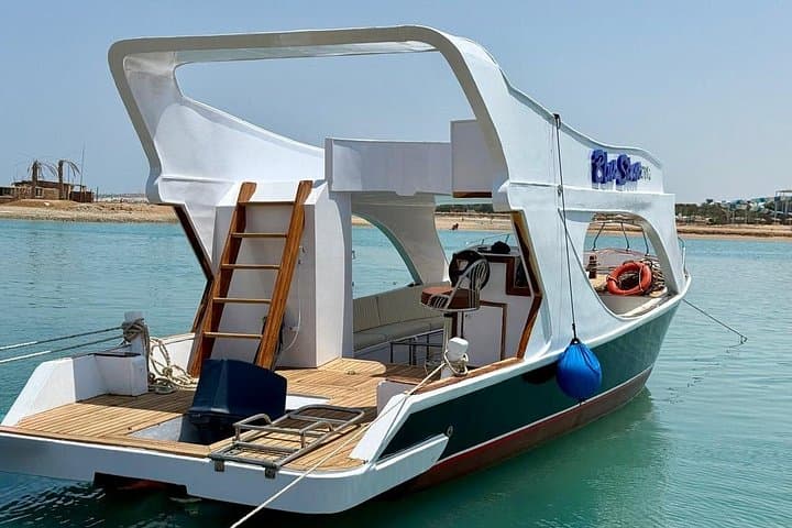 Private Glass-Bottom Boat & Snorkel Trip to Magawish Island, Hurghada photo 3