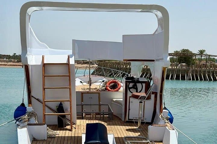 Private Glass-Bottom Boat & Snorkel Trip to Magawish Island, Hurghada photo 4