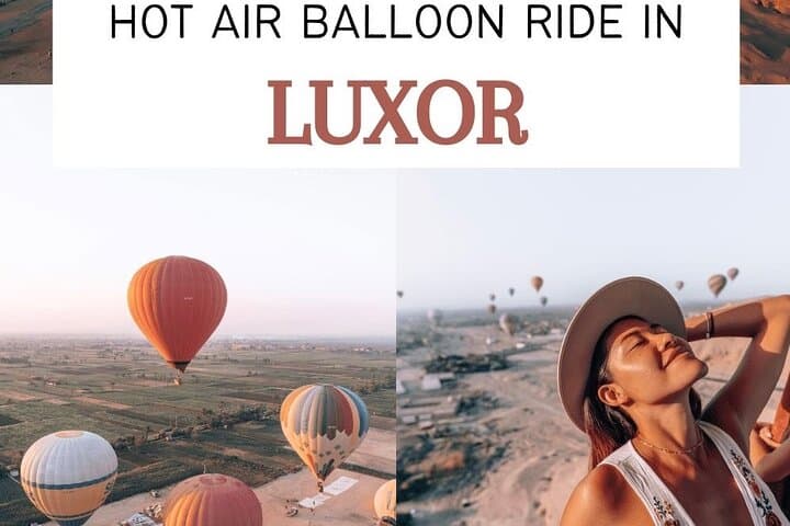 Sunrise Hot Air Balloon Over Luxor — Fly Above Ancient Thebes photo 1