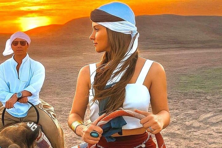 Agafay Desert Camel Ride, Dinner & Fire Show — Marrakech Evening Excursion