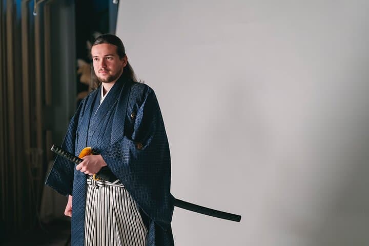 Kyoto Couples Kimono & Samurai Studio Photo Experience — Private Dress-Up Session photo 5