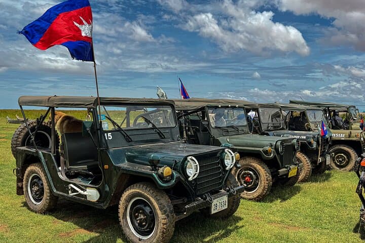 Siem Reap Countryside Jeep Tour: Market Visits, Noodle Making & Sunset Over Rice Fields photo 1