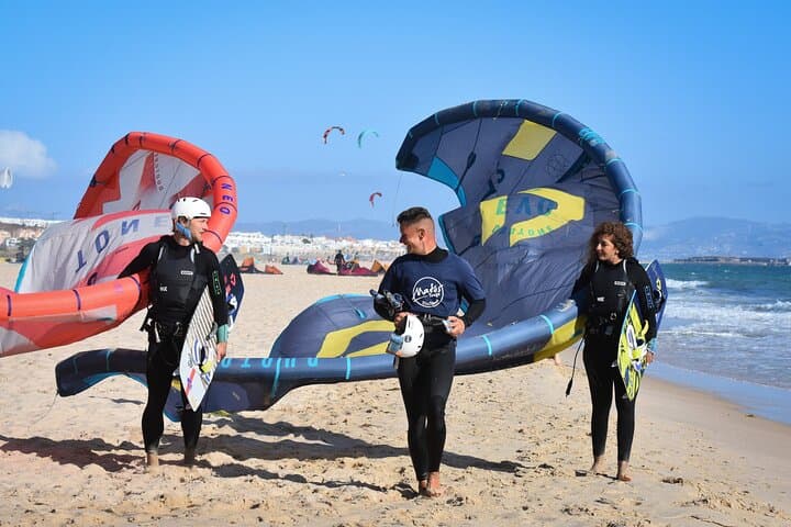 Tarifa Semi-Private Kitesurfing Lessons: 3-Hour IKO Course for All Levels