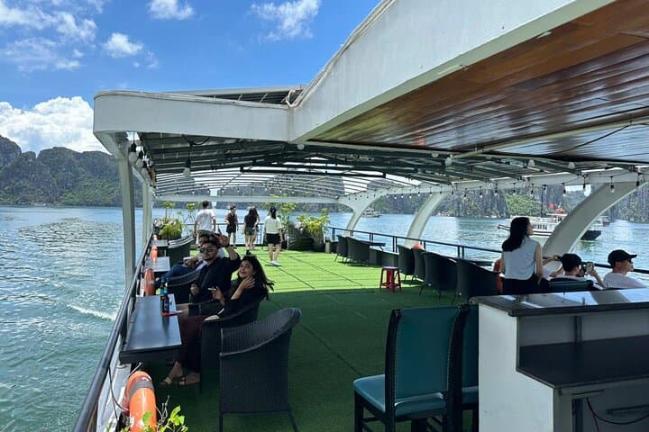 Halong Bay Day Cruise from Hanoi — Kayak, Ti Top View & Sunset Party photo 2