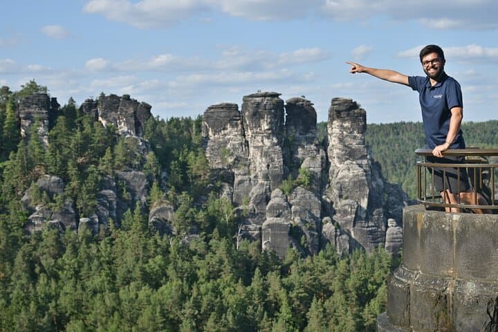 Bohemian-Saxon Switzerland Day Tour: Bastei, Pravčice Gate & Tisá Rocks photo 1