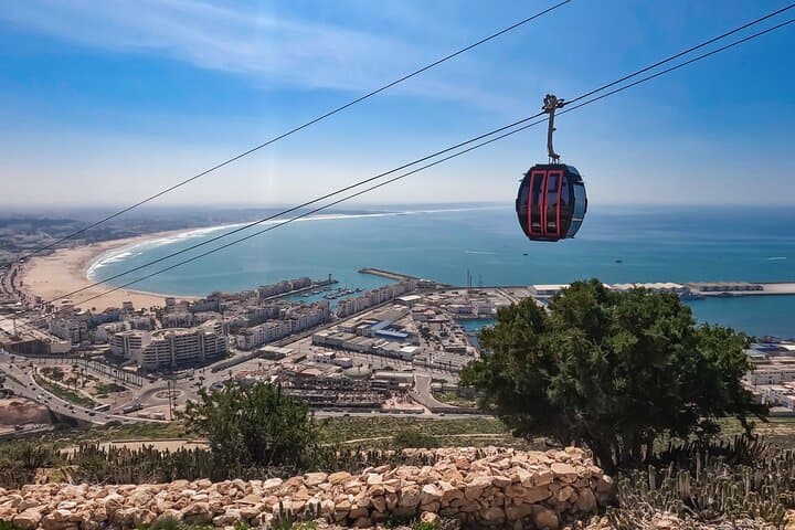 Agadir Cable Car: Ocean & Atlas Mountain Views & Kasbah Visit