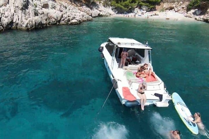 Private Pakleni Islands Boat Tour from Hvar — Red Rocks, Zarace & Calma Beach photo 1