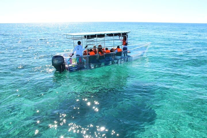 Invisible Boat to Rainbow Reef & Papa Doc Wreck — Clear-Hull Cruise from Freeport
