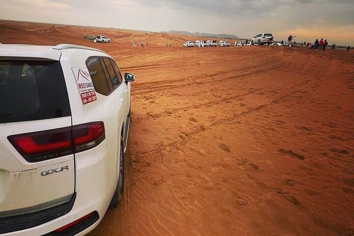 Dubai Red Sand Desert Safari: Evening Dune Drive, Camel Ride & BBQ Dinner photo 2
