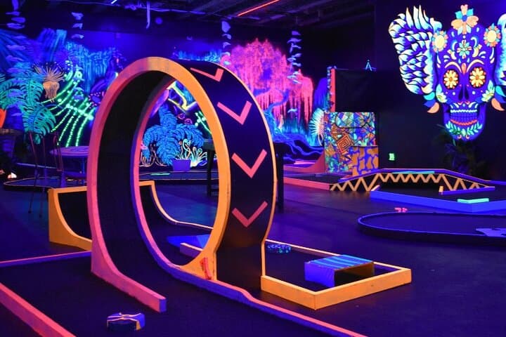 Glow-in-the-Dark Mini Golf in Queenstown — Putt n' Glow at Thrillzone