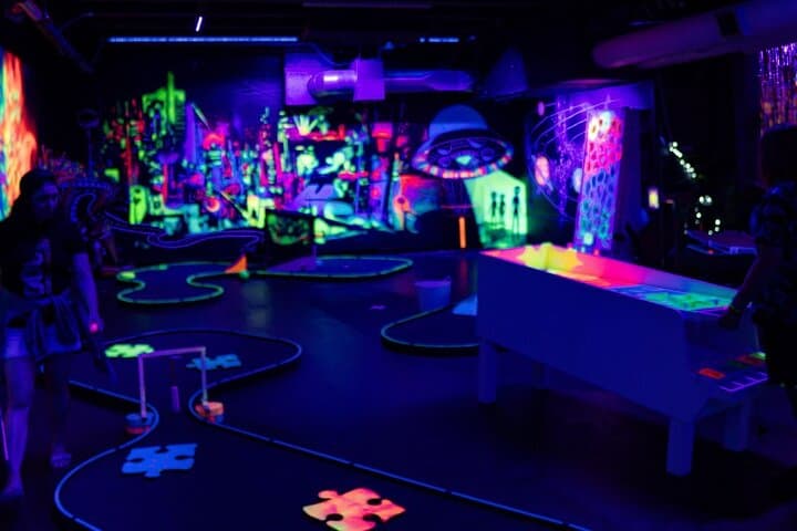 Glow-in-the-Dark Mini Golf in Queenstown — Putt n' Glow at Thrillzone photo 2