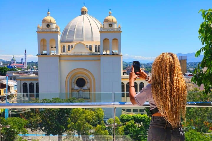 San Salvador Adventure: El Boquerón Volcano, Rainbow Slide & Historic Center Tour photo 2