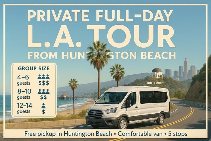 Private Full-Day Los Angeles Tour from Seal Beach: Griffith, Hollywood & Venice photo 1