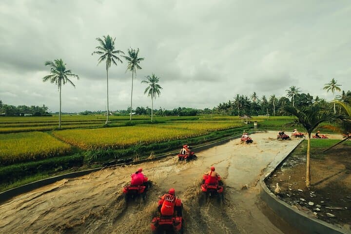 Ubud ATV Ride through Waterfall and Tunnels — Payangan Jungle ATV Adventure