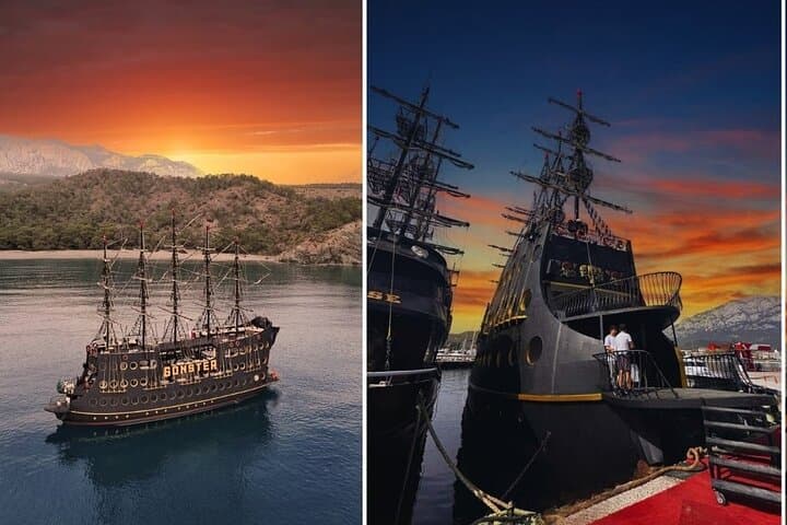 Antalya Sunset Pirate Boat: Dinner, Swim & Foam Party on the Mediterranean photo 2