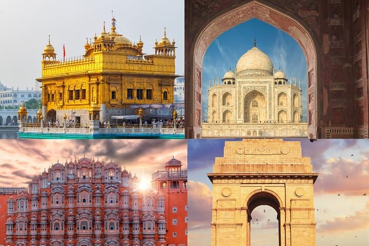 7-Day Golden Triangle & Amritsar Tour: Delhi, Agra, Jaipur & the Golden Temple