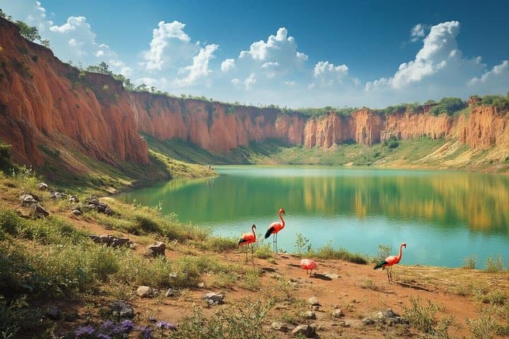Lonar Crater Lake Day Trip from Aurangabad: Explore the Meteorite-Cut Basalt Lake photo 1
