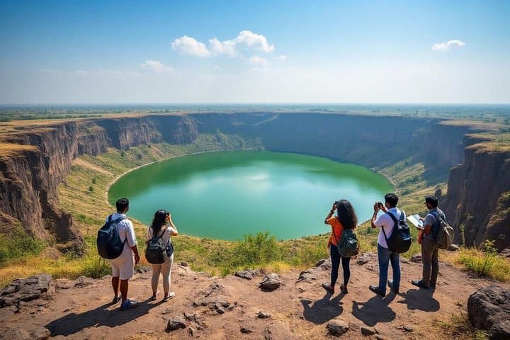 Lonar Crater Lake Day Trip from Aurangabad: Explore the Meteorite-Cut Basalt Lake photo 2