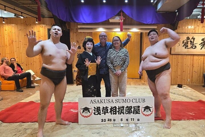 Asakusa 6-Hour Sumo Lunch & Private Walking Tour of Tokyo's Old Quarter photo 1