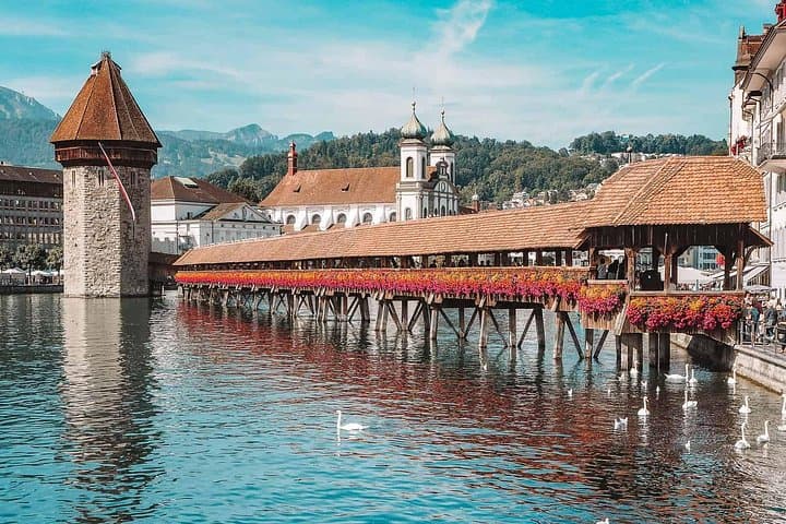 Zurich to Lucerne Private Day Tour: Chapel Bridge, Lion Monument & Lake Views photo 3