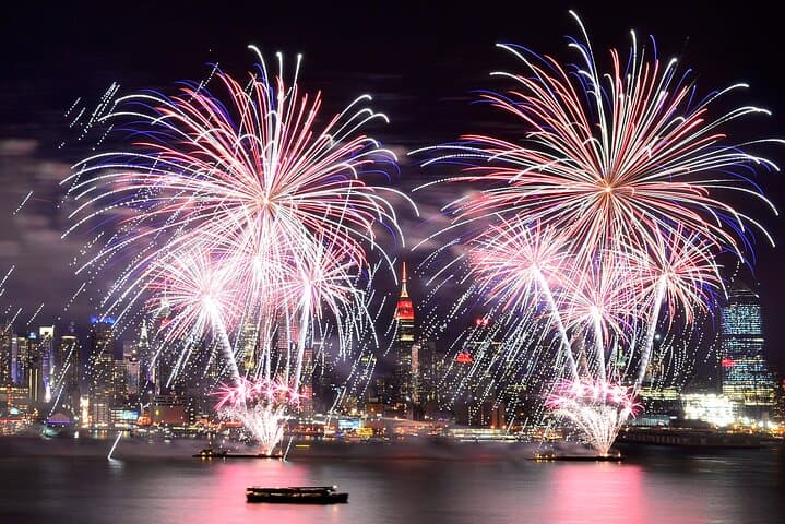 Ring in the New Year Aboard a NYC Fireworks Cruise