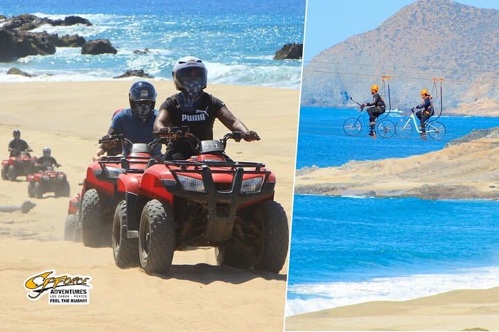 Los Cabos Beach ATV & Sky Bike Adventure — Dunes, Ocean Views & Tequila Tasting