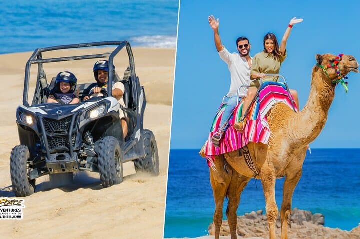 Cabo UTV and Camel Ride Combo: Baja Desert and Beach Adventure