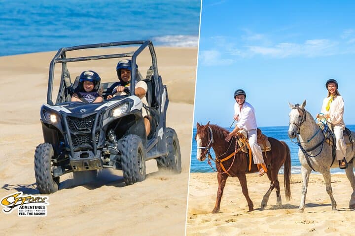 Cabo Can-Am X3 & Migriño Beach Horseback Combo — Off‑Road Thrill and Pacific Beach Ride