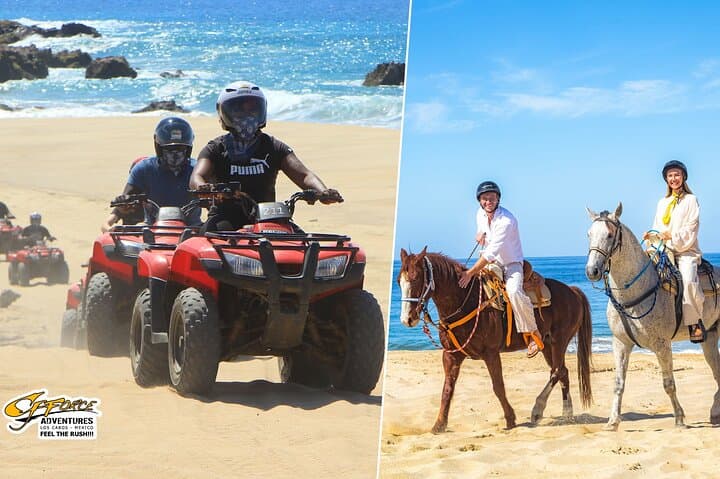 Cabo Beach ATV and Horseback Combo on Migriño Dunes