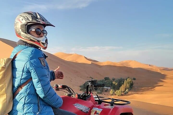 Overnight Merzouga Desert Camp: Camel Sunset, Quad ATV & Private Comfort Tent from Erfoud photo 6