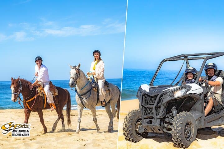 Combo Horseback Riding and UTV Tour in Cabo San Lucas: Beachfront Gallops & Off-Road Trails photo 1