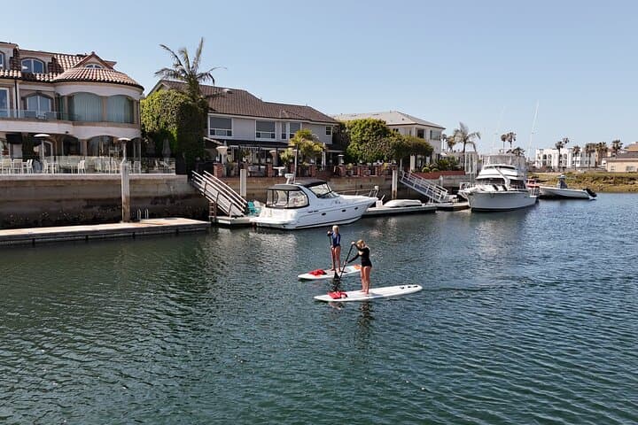 Glide Huntington Harbour: 90-Minute Guided Stand Up Paddleboard Tour