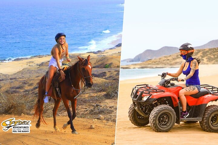 Los Cabos Combo: ATV and Horseback Ride to Playa Migriño