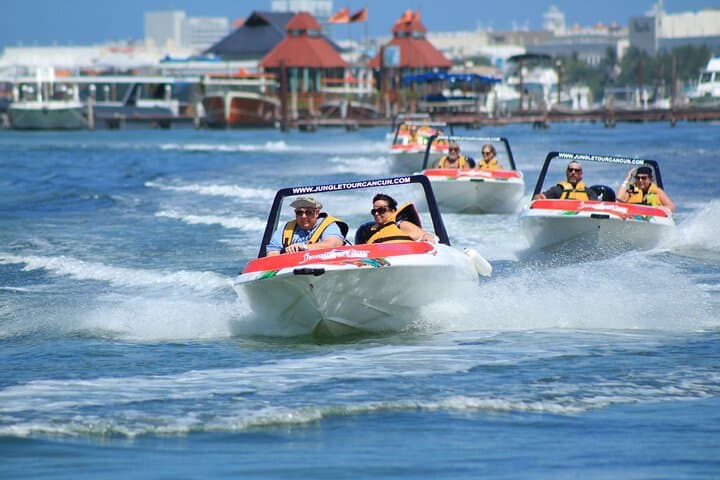 Drive Your Own Speedboat and Snorkel Punta Nizuc Reef in Cancun photo 6