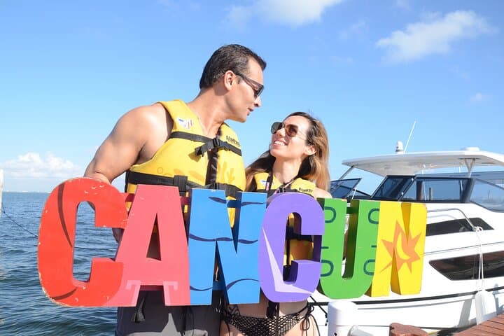 Drive Your Own Speedboat and Snorkel Punta Nizuc Reef in Cancun photo 5