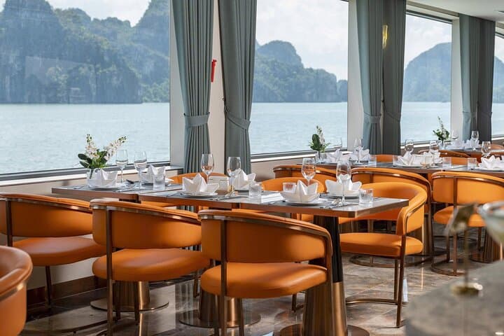 Leona 5-Star Luxury Day Cruise in Halong Bay — Sundeck Lunch, Caves & Titov Island photo 3