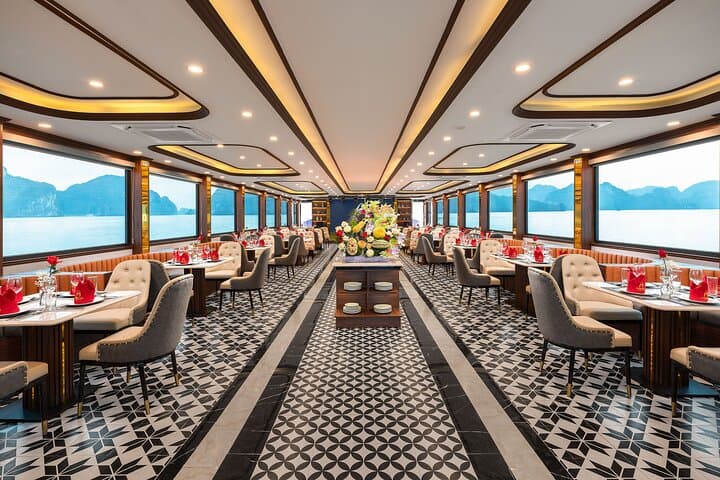 Hanoi to Halong Bay: Ambrose 5-Star Luxury Day Cruise with Buffet photo 3