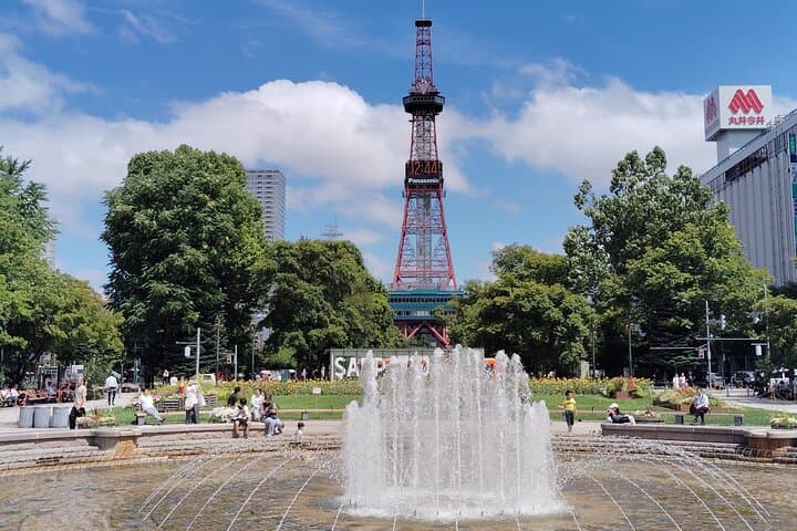Sapporo City Center Walking Tour — Odori Park, Clock Tower & Red Brick Office